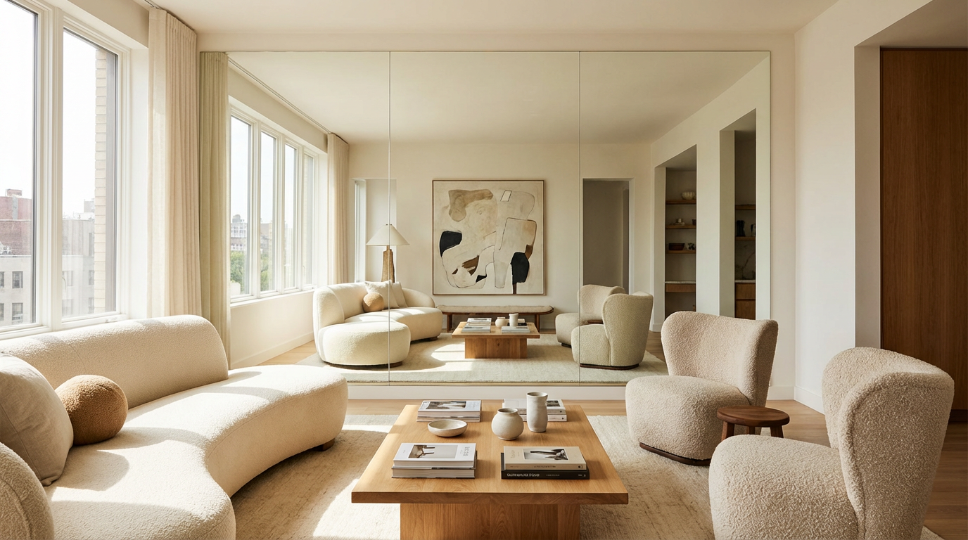 Truques de decoração: Usando espelhos para ampliar ambientes