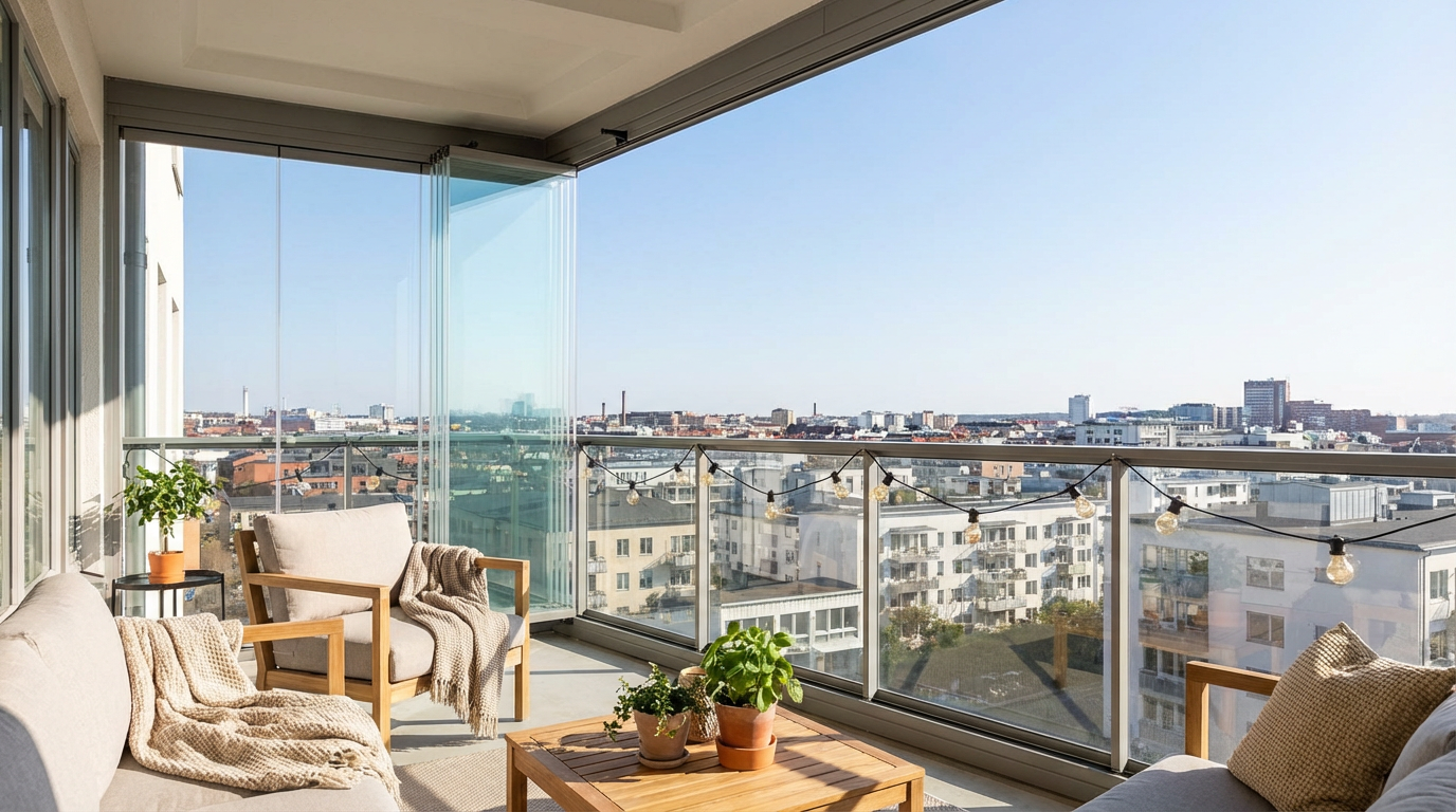 Tudo sobre envidraçamento de sacadas: Valorize seu imóvel